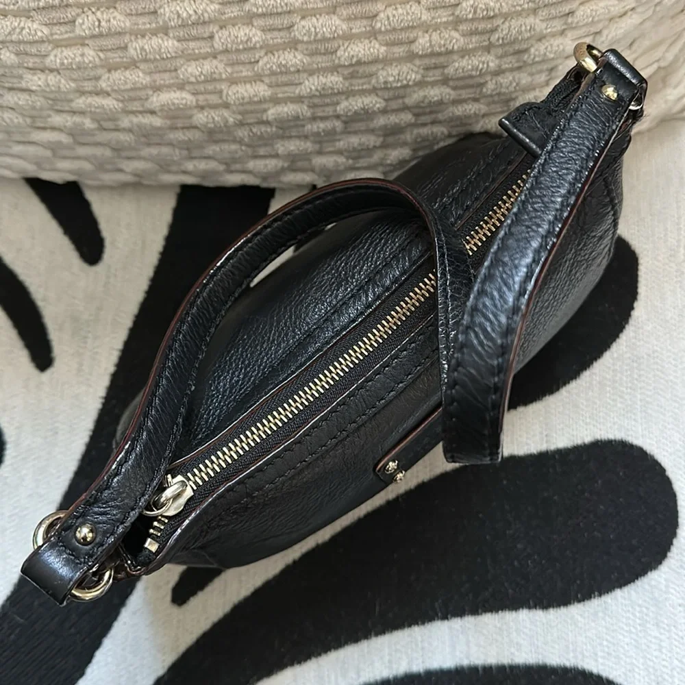 kate spade NEW YORK Black Leather Shoulder Bag